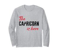 Il Capricorno è Qui - Funny Astrology Maglia a Manica