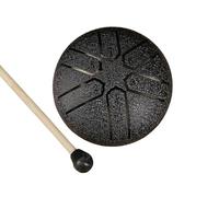 Il carillon del giardiniere: tamburo da pioggia da 3 pollici con 6 dolci melodie for la serenità(Black)