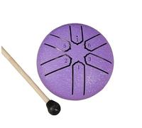 Il carillon del giardiniere: tamburo da pioggia da 3 pollici con 6 dolci melodie for la serenità(Purple)