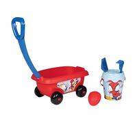 Smoby - Chariot de plage garni Spidey - Fabriqué en France - Pour enfants a part