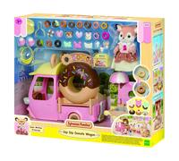 SYLVANIAN FAMILIES - Il carrello di ciambelle - Set 1 statuetta e +30 accessori - Immergiti nell'universo della famiglia Sylvanian - Figure in miniatura - Giocattolo per bambini 3 anni e + - 5808