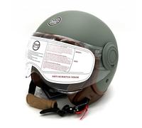 Il Casco Sirio MOTO SCOOTER OMOLOGATO ECE 22-06 VISIERA REMOVIBILE VERDE TG L