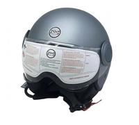 Il Casco Sirio MOTO SCOOTER OMOLOGATO ECE22-06 VISIERA REMOVIBILE MAT GRIGIO S