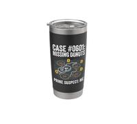 Il caso delle ciambelle scomparse Prime Suspect Me Funny Food Bicchiere termico in acciaio inox doppia parete