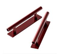 Il cassetto elegante, Pack Of 2 Multicolor Furniture Handles Self Adhesive No Drill Required(Red)