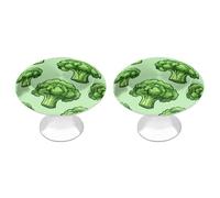 Il cassetto rotondo dell'acciaio inossidabile delle manopole del Governo dei broccoli verdi tira per la maniglia della porta del guardaroba