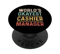 Il Cassiere Manager più Okayest del mondo PopSockets PopGrip Adesivo