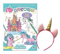Il castello degli unicorni. I love unicorns. Activity book. Ediz. a colori. Con cerchietto
