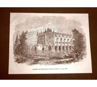 Il Castello di Chenonceaux nel 1866 Turena Francia