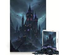 Il castello oscuro sulla scogliera - Puzzle da 1000 pezzi per adulti - Puzzle di memoria - Montaggio lento - Divertimento assicurato - Idea regalo creativa 38x26cm