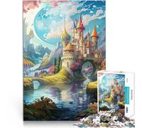 Il castello Puzzle da 1000 pezzi per adolescenti Giocattoli che creano dipendenza e sfidano l'intelligenza del cervello Interazione genitore-figlio 38x26cm