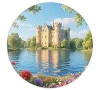 Il Castello sul Lago Jigsaw Puzzle Impossibili 1000Pcs vista Decorazione Per La Casa. Giochi Rilassamento E Intelligence Per Adulti E Ragazzi Da 14 Anni 1000pcs (67.5x67.5cm)