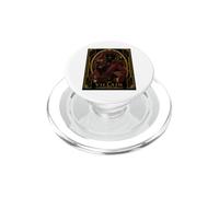 Il cattivo Art Deco Black Cat Murder Mystery PopSockets PopGrip per MagSafe