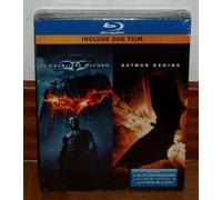 Il Cavaliere Buio-Batman Begins (The Dark Knight) Set 2 Blu-Ray Nuovo Sigillato