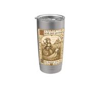 Il cavaliere cavalca la lumaca Marginalia Buhurt HEMA Larp Bicchiere termico in acciaio inox doppia parete