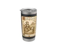Il cavaliere cavalca la lumaca Marginalia Buhurt HEMA Larp Bicchiere termico in acciaio inox doppia parete