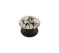 Il cavaliere dei cammelli Paimon PopSockets PopGrip Adesivo