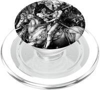 Il cavaliere, la morte e il diavolo di Albrecht Durer (1513) PopSockets PopGrip per MagSafe