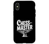 Il cavaliere maestro di scacchi si muove per giocatori di scacchi appassionati Custodia per iPhone X/XS