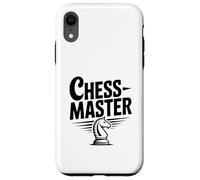 Il cavaliere maestro di scacchi si muove per giocatori di scacchi appassionati Custodia per iPhone XR