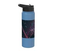 Il cavaliere nero del destino oscuro Stainless Steel Insulated Water Bottle