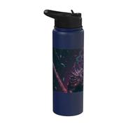 Il cavaliere nero del destino oscuro Stainless Steel Insulated Water Bottle