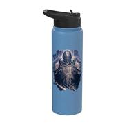 Il cavaliere oscuro del potere e del misticismo Stainless Steel Insulated Water Bottle