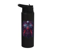 Il cavaliere oscuro della fantasia Stainless Steel Insulated Water Bottle