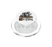 Il cavaliere Sir Ching con la lente d'ingrandimento trova la PopSockets PopGrip per MagSafe