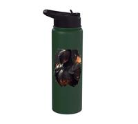 Il cavaliere un eroe nel mondo cupo Stainless Steel Insulated Water Bottle