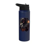 Il cavaliere un eroe nel mondo cupo Stainless Steel Insulated Water Bottle