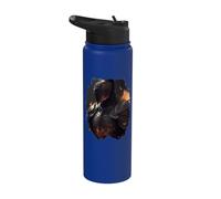 Il cavaliere un eroe nel mondo cupo Stainless Steel Insulated Water Bottle