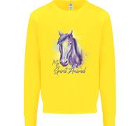 Il Cavallo È Il Mio Animale Spirituale Felpa Equestre Per Bambini