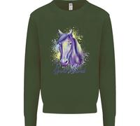 Il Cavallo È Il Mio Animale Spirituale Felpa Equestre Per Bambini