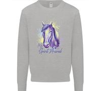 Il Cavallo È Il Mio Animale Spirituale Felpa Equestre Uomo