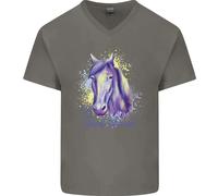 Il Cavallo È Il Mio Animale Spirituale Maglietta In Cotone A V Per Uomo