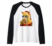 Il Cavallo Mi Fa Venire Fame 2021 più 3 Maglia con Maniche Raglan
