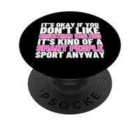 Il caveau equestre è per le persone intelligenti Donne Cavallini PopSockets PopGrip Adesivo