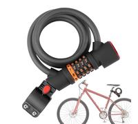 Il cavo da ciclismo blocca le serrature combinate ad alte prestazioni - Combinazione con sicurezza con sicurezza antifurto a 5 cifre, lucchetti per cavi per scooter