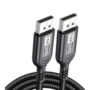 Il cavo da gioco DP16K supporta risoluzione 16K, 8K @ 60Hz, frequenza di aggiornamento 4K240Hz, design a doppia porta, conduzione nucleo in rame, connessione professionale per canalina dei cavi, filo