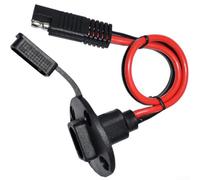 Il cavo del supporto del pannello di SAE, presa di corrente di 12AWG 30cm rapidamente collega per l'estensione solare della batteria LED del veicolo