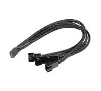 Il cavo splitter multi ventola da 1 a 4 porte consente il controllo simultaneo delle ventole di raffreddamento con connettori rinforzati Cavo di prolunga per ventola del case del computer