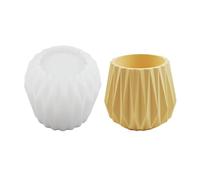 Il cemento ha profumato il mestiere multifunzionale del supporto della muffa della tazza con le progettazioni sfaccettate dei vasi