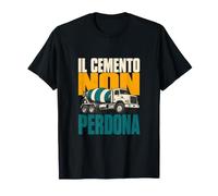 Il Cemento Non Perdona Muratore Muratore Regalo Edilizia Maglietta