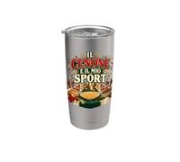 Il Cenone È il Mio Sport Capodanno Umorismo Bicchiere termico in acciaio inox doppia parete
