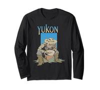 Il cercatore d'oro dello Yukon Panning Dawson City Maglia a Manica