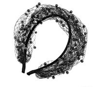 Il Cerchietto per Capelli con Velo Copertura del viso in tessuto a rete e