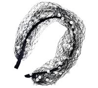 Il Cerchietto per Capelli con Velo Copertura del viso in tessuto a rete e