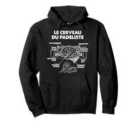 Il Cervello del Giocatore di Padel Players Player Giocatori Felpa con Cappuccio