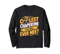 Il chaperone più Cool Che incontrerai Umorismo di Fiducia Maglia a Manica